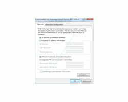 Windows 7 Heimnetzwerk Tutorial:  DHCP-Konfiguration der Netzwerkkarte