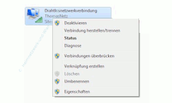 Windows 7 Heimnetzwerk Tutorial:  Eigenschaften Netzwerkverbindung