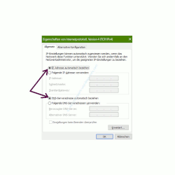 Mit Ping und Ipconfig Ursachen für Probleme im Netzwerk finden – Das Eigenschaftenfenster des Internetprotokoll Version 4 TCP-IPv4
