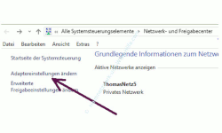 Mit Ping und Ipconfig Ursachen für Probleme im Netzwerk finden – Der Link Adaptereinstellungen ändern im Netzwerk- und Freigabecentern