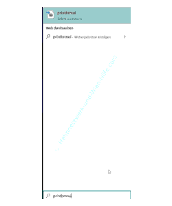 Drucker Tutorial: printbrmui über das Suchfeld aufrufen 