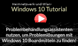 Problembehandlungsassistenten nutzen, um Problemlösungen mit Windows 10 Boardmitteln zu finden! - Youtube Video Windows 10 Tutorial