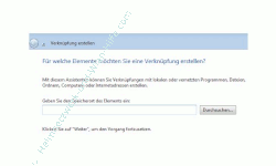 Windows Tutorial: Abgestürzte Windows Programme mit einem Klick beenden - Windows 7 - Verknüpfungsassistent startet
