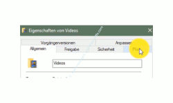 Windows 10 Tutorial - Ordner aus Benutzerverzeichnis verschieben – Register Pfad im Eigenschaftenfenster des Benutzerordners Videos