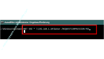 SMB-Komprimierung per Kommandozeilenbefehl aktivieren