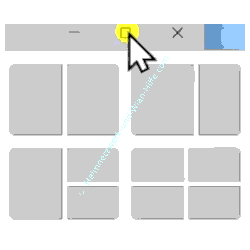 Snap View Layoutvorschläge für die Anordnung der geöffneten Programmfenster