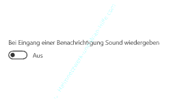 Windows 10 Tutorial: Soundoption einer Anwendung - Bei Eingang einer Benachrichtigung Sound wiedergeben 