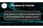 Die Spalten im Explorer anpassen und Suchfunktionen über Spalten nutzen