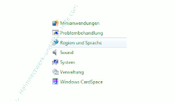 Windows Anleitungen: Die Windows 7 Sprachenleiste wieder aktivieren - Windows 7 Systemsteuerung - Region und Sprache