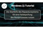 Starthilfe des Reparatursystems verwenden 