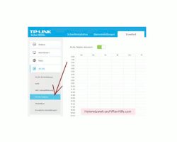 TP-Link Archer VR900v: Wlan-Zeitplan festlegen – Der Menüpunkt Wlan-Zeitplan