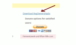 Windows 10 - Gesperrte Registry-Einträge mit Regownershipex ändern – Der Download-Link für RegOwnerShipEx 