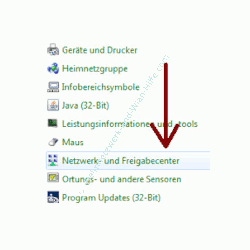 Heimnetzwerk Anleitungen: Die Windows-Heimnetzgruppe im eigenen Computernetzwerk nutzen - Das Windows 7 Netzwerk- und Freigabecenter über die Systemsteuerung öffnen