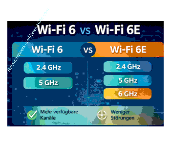 Unterschiede zwischen Wi-Fi6 und Wi-Fi-6E