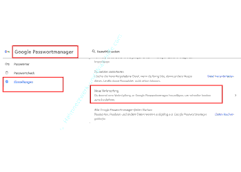 Verknüpfung zum Chrome Passwort-Manager auf einem Windows-System erstellen