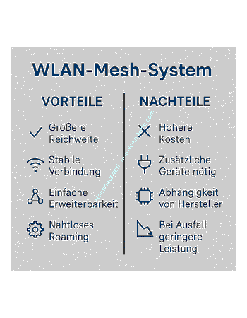 Vor- und Nachteile eines Wlan-Mesh-Systems
