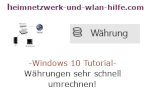 Windows 10 Tutorial - Währungen sehr schnell umrechnen!