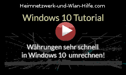 Währungen in Windows 10  umrechnen! - Youtube Video Windows 10 Tutorial