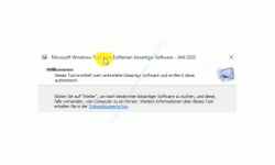 Windows 10  Tutorial - Schadprogramme, wie Malware und Spyware mit dem Malware Removal-Tool (MRT) entfernen! - Willkommensseite des Malware Removal Tools 