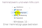 Einer Heimnetzgruppe beitreten