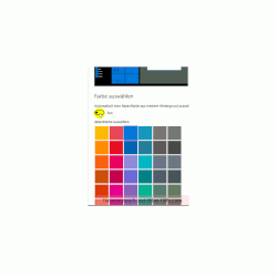 Die Farbeinstellungen des Windows 10 Startmenüs und Desktops anpassen – Deaktivierte Option Automatische Akzentfarbe