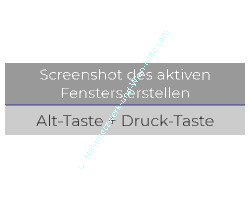 Windows 10 Tutorial: Screenshots erstellen – Screenshot des aktiven Fensters mit Alt + Druck-Taste erstellen 