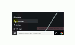 Windows 10 - Die Hintergrundtransparenz aktivieren oder deaktivieren – Startmenü, Menü Einstellungen