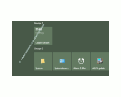 Windows 10 - Die Kachelanzahl im Startmenü von 3 auf 4 erhöhen – Die Ansicht mit vier Kacheln