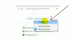 Windows 10 - Tutorial - Überflüssige Schriftarten für ein schnelleres System entfernen – Systemsteuerung, Ansicht Kategorie auswählen