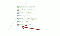 Heimnetzwerk Tutorials: Wichtige Sicherheitskonfigurationen in deinem Computer-Heimnetzwerk - Windows 7 Systemsteuerung Menüpunkt Firewall finden