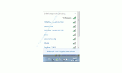 Windows 7 WLAN Netzwerk auswählen