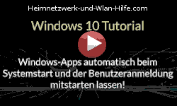 Windows 10 Apps automatisch beim Computerstart laden!  - Youtube Video Windows 10 Tutorial