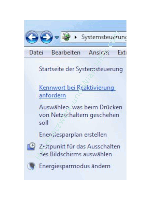 Windows Anleitungen und Tutorials: Reaktivierungskennwort des Windows 7 Ruhezustandes deaktivieren - Windows 7 Energieoptionen Kennwort bei Reaktivierung anfordern