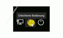 Windows 10 Tutorial - Windows Benutzerkonto gesperrt Passwort vergessen Kennwort hacken und Admin-Rechte erhalten! - Anmeldebildschirm Button für den Aufruf Erleichterte Bedienung 