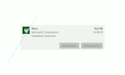 Windows 10 Tutorial - Nicht löschbare Apps mit Hilfe der PowerShell Kommandozeile löschen - App, bei der der Deinstallieren Button deaktiviert ist 