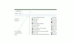 Windows 10 - Alle installierten Apps, Programme und Kacheln zusammen anzeigen – Explorer-Fenster mit der Übersicht aller installierten Programme