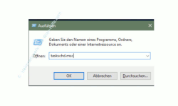 Windows 10 - Mit der Aufgabenplanung Hintergrundaktivitäten aufspüren – Aufruf der Aufgabenplanung mit dem Befehl taskschd.msc