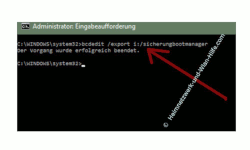 Windows 10 Tutorial - Das Bootmenü mit dem Bootmanager bcdedit konfigurieren – Die aktuelle Bootmenükonfiguration sichern