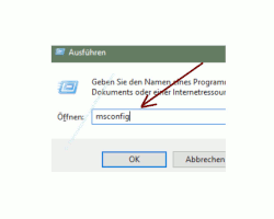 Windows 10 Tutorial - Das Bootmenü mit dem Bootmanager bcdedit konfigurieren – msconfig über den Ausführen-Dialog aufrufen