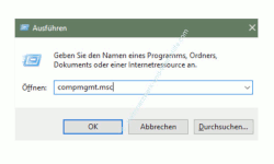 Windows 10 Tutorial: Alle Freigaben anzeigen – Aufruf der Computerverwaltung über die Managementkonsole compmgmt.msc