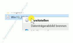 Windows 10 Tutorial - Funktionsupdate bei auftretenden Installationsproblemen selbst installieren! - ISO-Datei Befehl Bereitstellen 