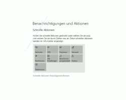 Windows 10  Tutorial - Die Anzeige von Benachrichtigungen im Infocenter anpassen! - Schnelle Aktionen hinzufügen oder entfernen 