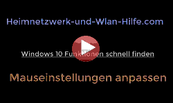 Youtube Video Tutorial - Mauseinstellungen unter Windows 10 anpassen