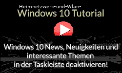 Windows 10 News, Neuigkeiten und interessante Themen in der Taskleiste deaktivieren! - Youtube Video Windows 10 Tutorial