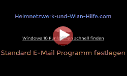 Youtube Video Tutorial - Standard E-Mail Programm unter Windows 10 festlegen