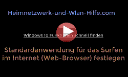 Standard Web-Browser unter Windows 10 festlegen - Youtube Video Windows 10 Tutorial
