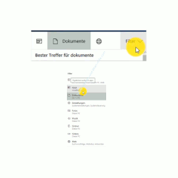 Windows 10 Suche Tutorial – Vordefinierte Filter für die Dokumentensuche verwenden