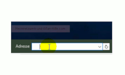 Windows 10 Tutorial - Symbolleisten in der Taskleiste einbinden – Die Symbolleiste Adresse