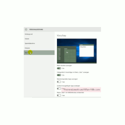 Nervige Werbe-Apps aus dem Windows 10 Startmenü entfernen – Das Untermenü Start im Menübereich Personalisierung