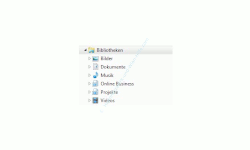 Heimnetzwerk Tutorials: Windows 7 Dateien und Drucker freigeben - Ansicht Bibliotheken im Windows Explorer